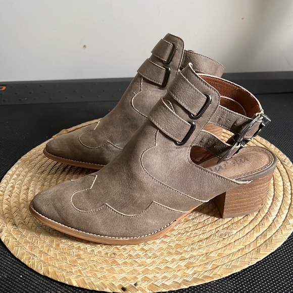 Mi.im leather Western Buckle Sandals Boots Size 7.5 - Picture 10 of 16